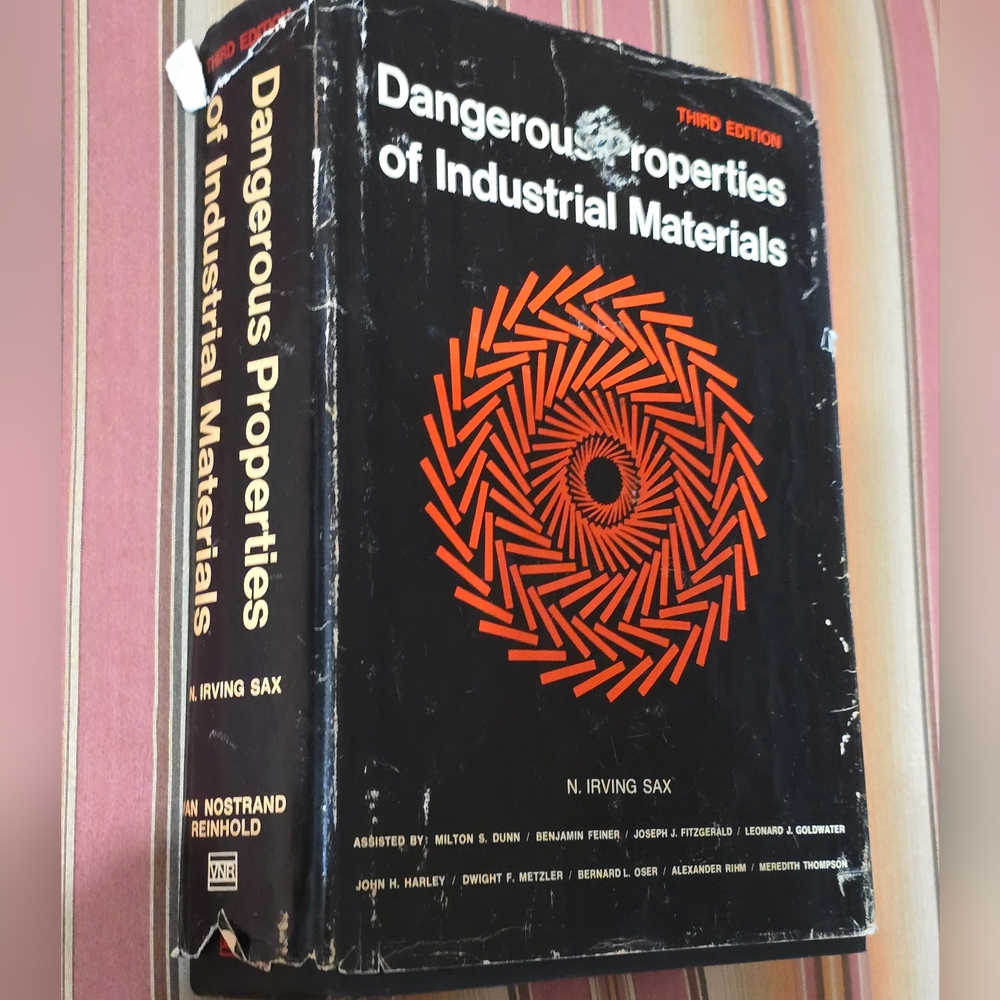 Source Unknown Black and Red Industrial Materials Book